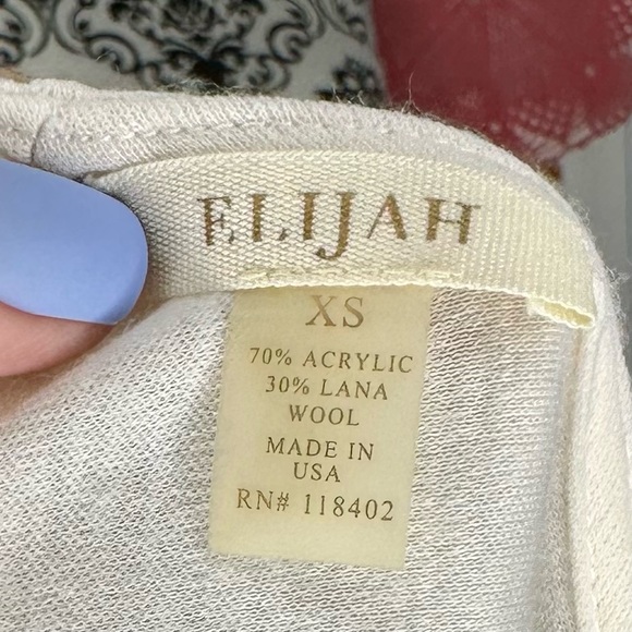 NWT Elijah V-Neck Maxi Dress Beige with Black Rosette Size XS - Picture 8 of 12